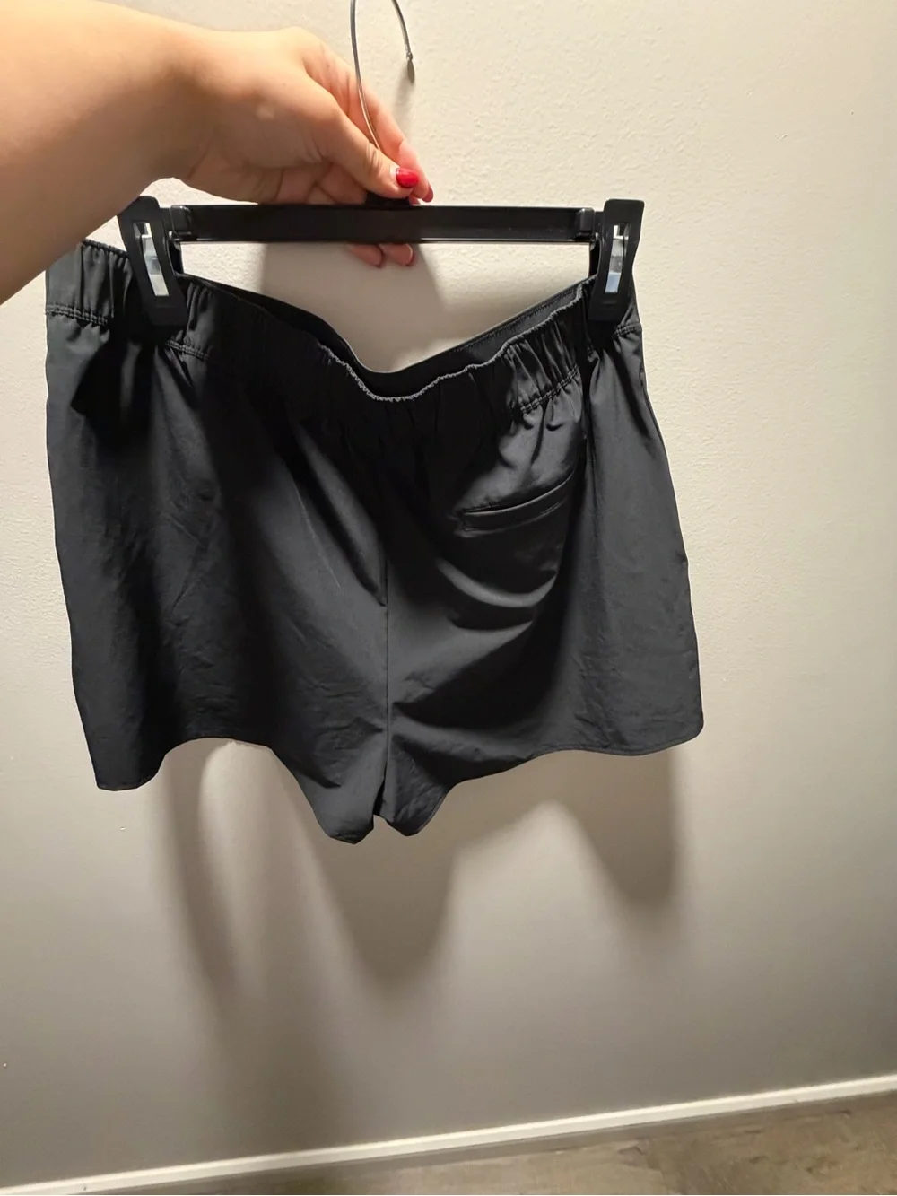 ALO Yoga Black Athletic Skort with Built-In Shorts
